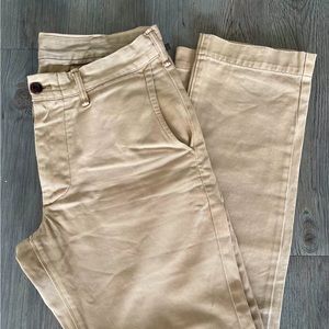 Trumaker Mens Khakis in Tan Size 32